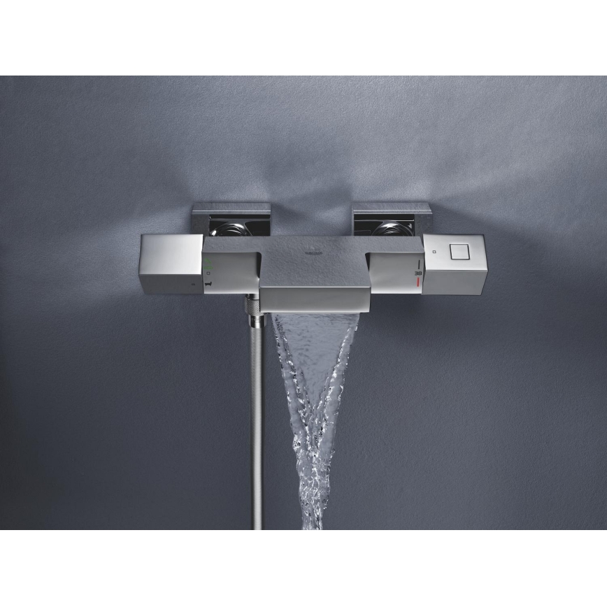 GROHE 34497000 - GROHTHERM CUBE termosztátos kádcsaptelep DN 15, fényes króm
