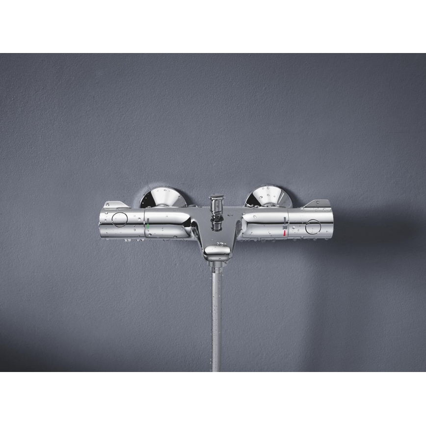 GROHE 34567000 - GROHTHERM 800 termosztátos kádcsaptelep DN 15, fényes króm