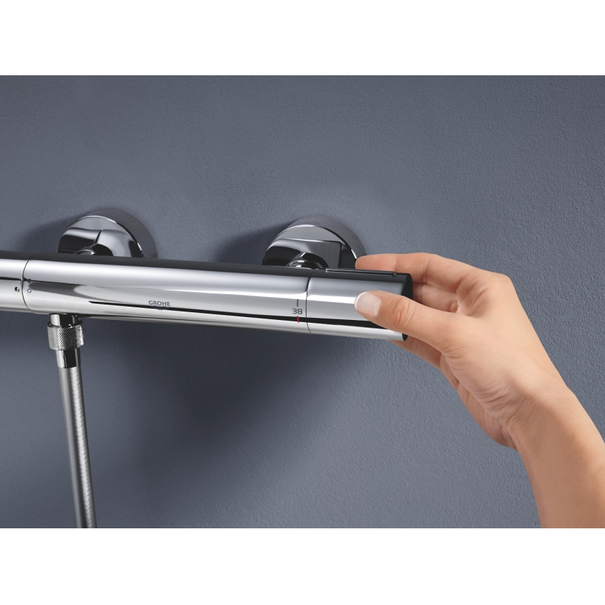 GROHE 34765000-Termosztátos zuhanycsaptelep GROHTHERM COSMOPOLITAN DN 15 króm