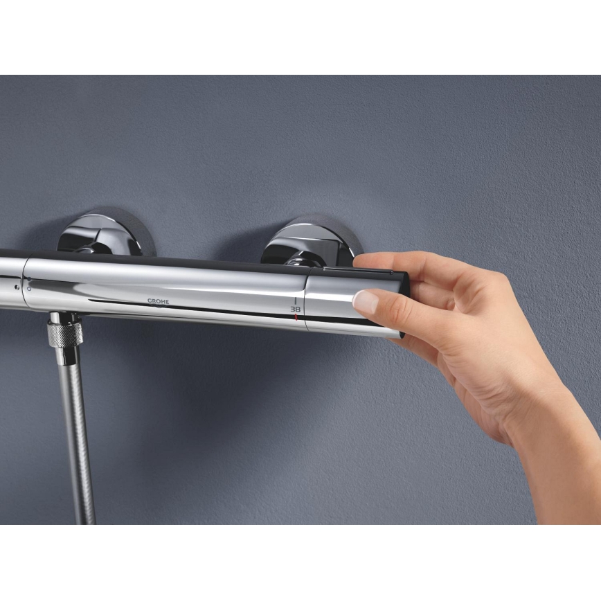 GROHE 34773000 - PRECISION GET DN 15 termosztátos zuhanycsaptelep, fényes króm