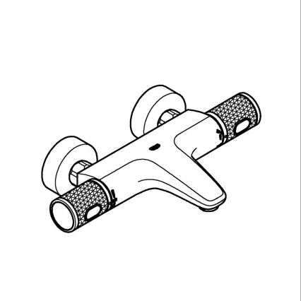 GROHE 34788000 - Termosztátos kádcsaptelep PRECISION FEEL DN 15 fényes króm