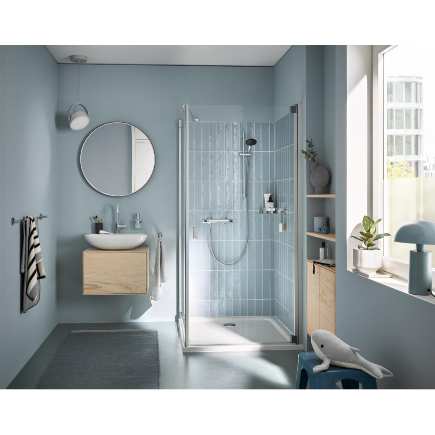 GROHE 34800001 - Termosztátos zuhanycsaptelep PRECISION FLOW 600 mm króm
