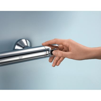 GROHE 34800001 - Termosztátos zuhanycsaptelep PRECISION FLOW 600 mm króm