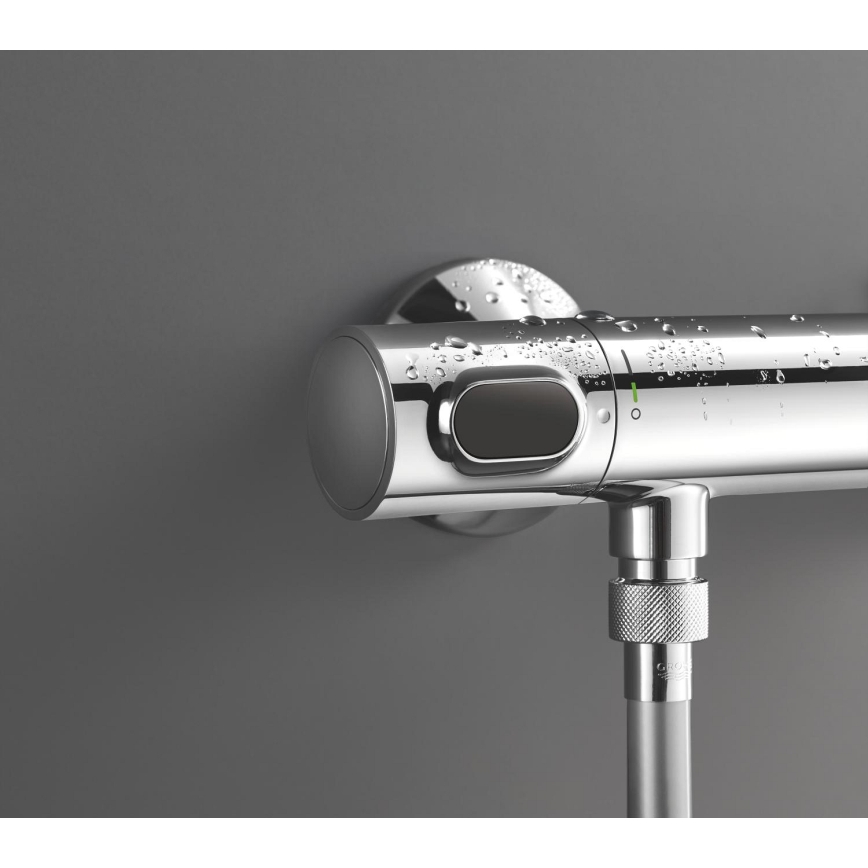 GROHE 34800001 - Termosztátos zuhanycsaptelep PRECISION FLOW 600 mm króm