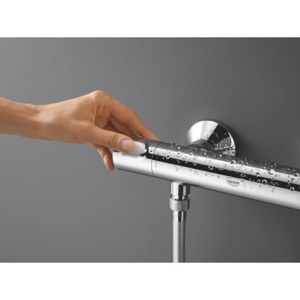 GROHE 34840000 - PRECISION termosztátos zuhanycsaptelep DN 15, fényes króm