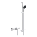 GROHE 34853001 - PRECISION FEEL+ termosztátos zuhanyszett, 90 cm, fényes króm