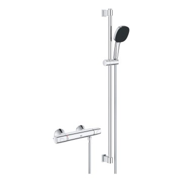 GROHE 34855003 - PRECISION TREND termosztátos zuhanycsaptelep, 150 mm, króm