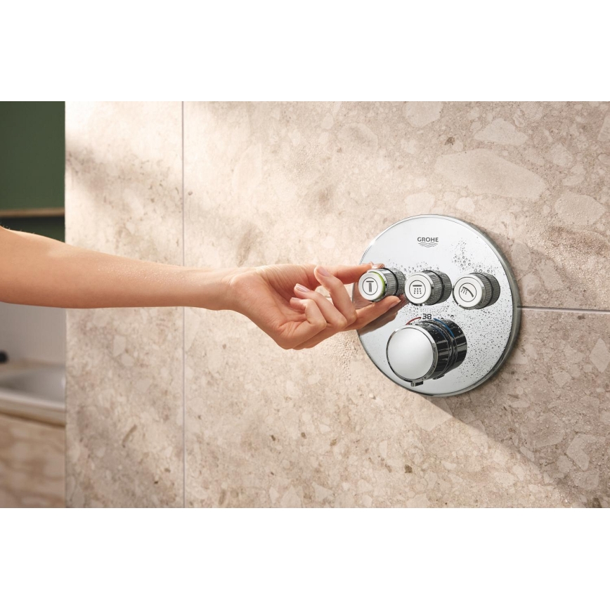 GROHE 34874000 - PRECISION SMARTCONTROL zuhanyrendszer, 310 mm, fényes króm