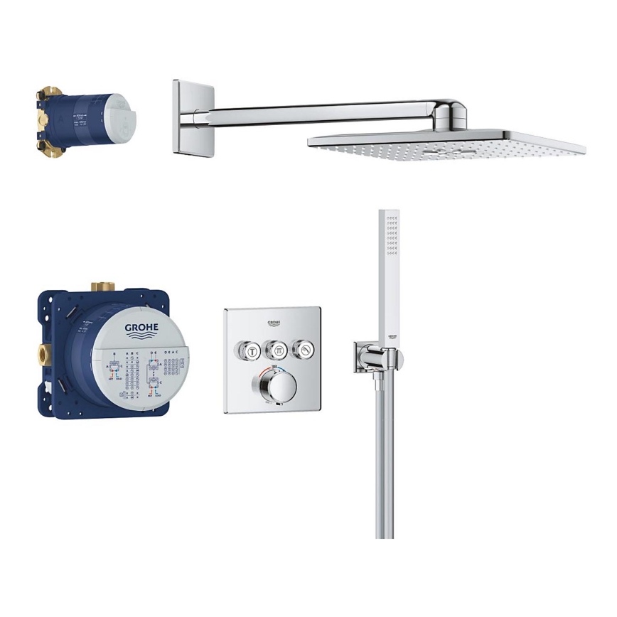 GROHE 34875000 - PRECISION SMARTCONTROL zuhanyrendszer, 310 mm, fényes króm