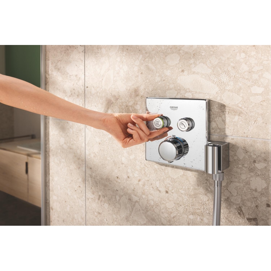 GROHE 34876000 - PRECISION SMARTCONTROL zuhanyrendszer, 310 × 310 mm, króm