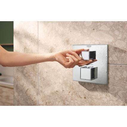 GROHE 34879000 - Falba süllyesztett zuhanyrendszer PRECISION CUBE 310 × 310 mm króm