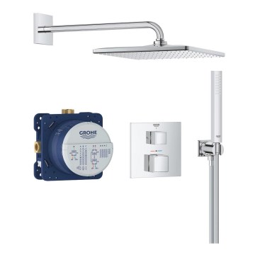 GROHE 34879000 - Falba süllyeszthető zuhanyrendszer PRECISION CUBE 310 × 310 mm króm