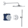 GROHE 34880000 - GROHTHERM SMARTCONTROL zuhanyszett falba építhető csapteleppel, fényes króm
