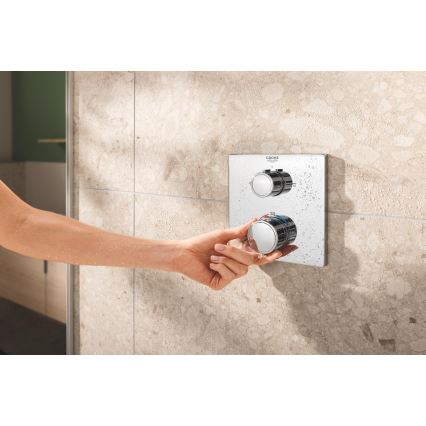 GROHE 34881000 - falba építhető zuhanyrendszer PRECISION 310 × 310 mm fényes króm