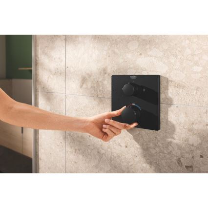 GROHE 348822430 - Zuhanyszett PRECISION 250 × 250 mm fekete