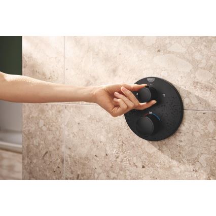 GROHE 348832430 - VITALIO START 250 mm zuhanyszett, fekete