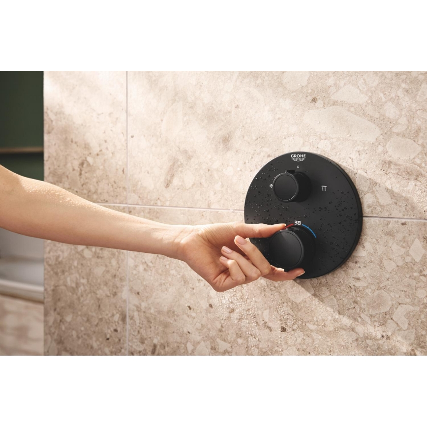 GROHE 348832430 - VITALIO START 250 mm zuhanyszett, fekete