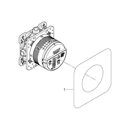 GROHE 35600000 - Univerzális beépíthető szerelőtest RAPIDO SMARTBOX DN 15