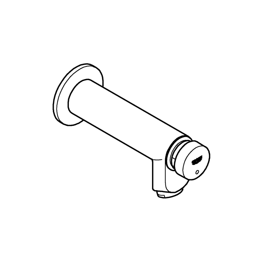 GROHE 36266000 - Önzáró fali szelep EUROECO COSMOPOLITAN T DN 15 króm