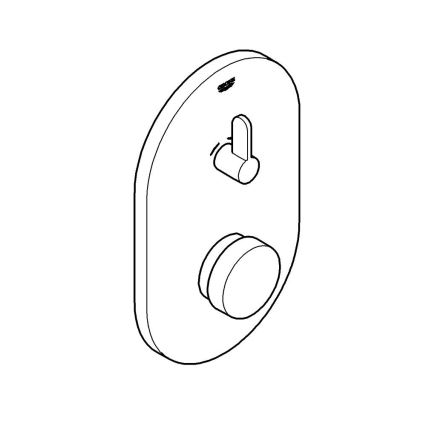GROHE 36321000 - Önzáró zuhanycsaptelep EUROSMART COSMOPOLITAN T króm