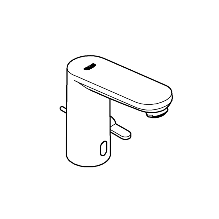 GROHE 36331001 - EUROECO mosdócsaptelep 1 14” fényes króm