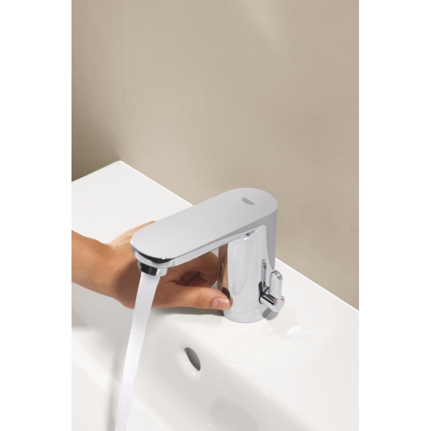 GROHE 36366002 - GET E elektronikus mosdócsaptelep, fényes króm