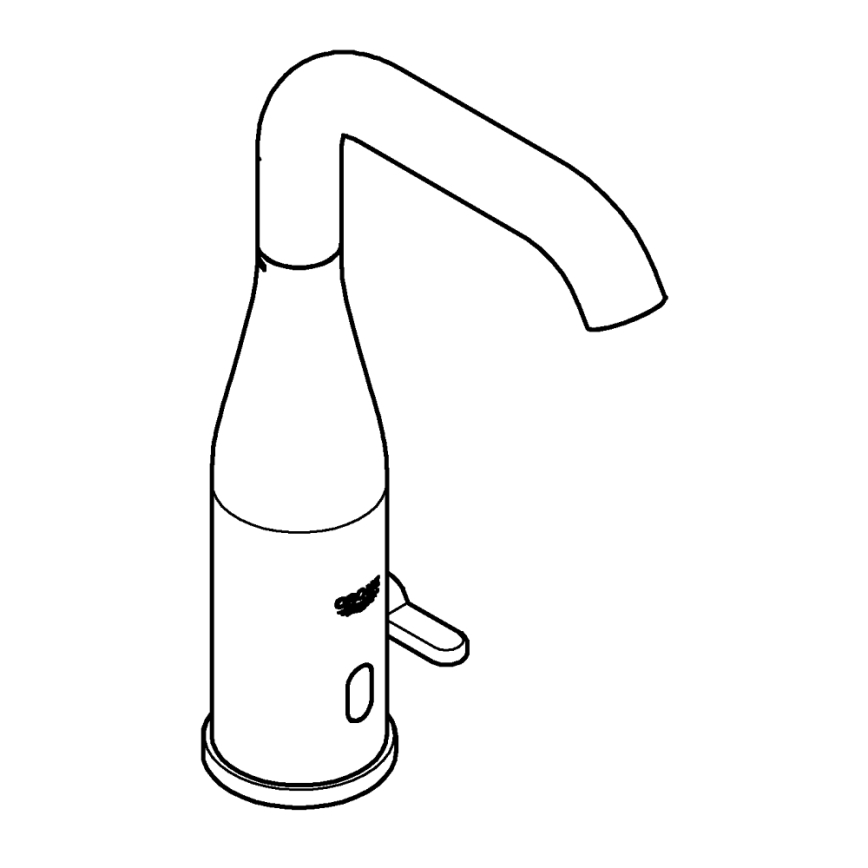 GROHE 36445000 - ESSENCE E infravörös elektronikus mosdócsaptelep, fényes króm
