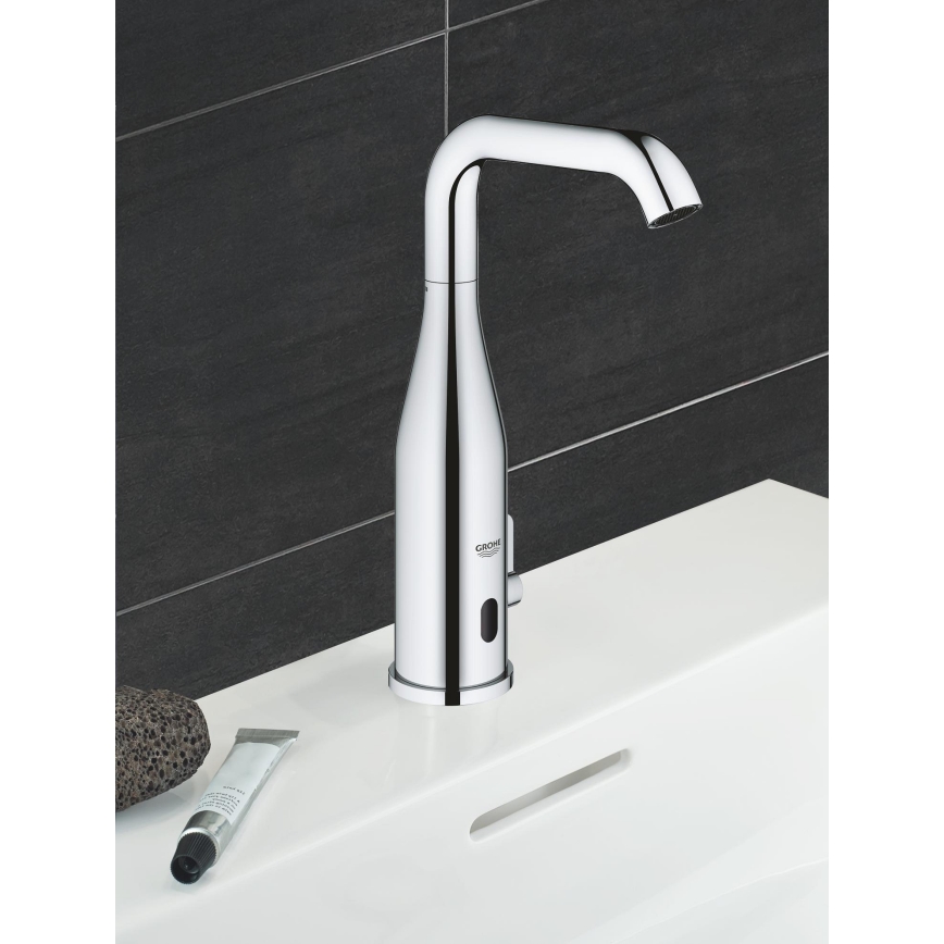 GROHE 36445000 - ESSENCE E infravörös elektronikus mosdócsaptelep, fényes króm