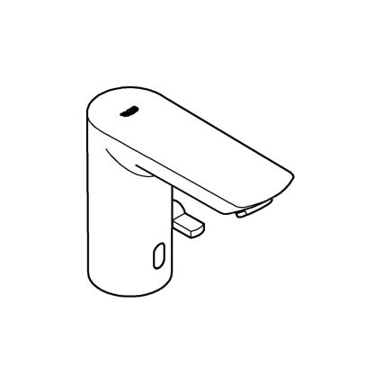 GROHE 36453000 - Infra elektromos mosdócsaptelep BAU COSMOPOLITAN E 123 mm króm