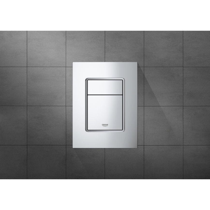 GROHE 37535000 - Öblítő nyomólap SKATE COSMOPOLITAN S 130 × 172 mm króm