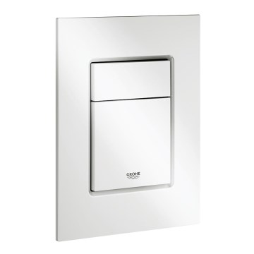 GROHE 37535SH0 - Öblítő nyomólap SKATE COSMOPOLITAN S 130 × 172 mm fehér