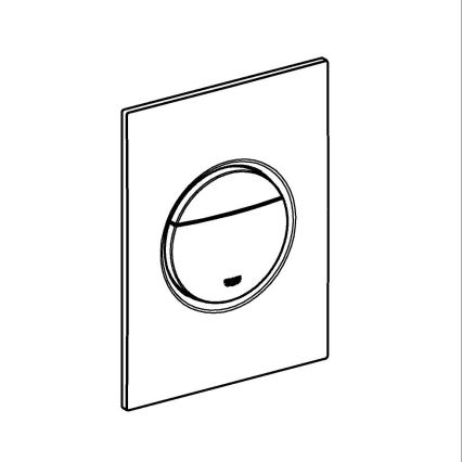 GROHE 37601AL0 - NOVA COSMOPOLITAN S öblítő nyomólap 130 × 172 mm grafit
