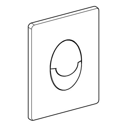 GROHE 38505SH0 - SKATE AIR nyomólap 156 × 197 mm fehér