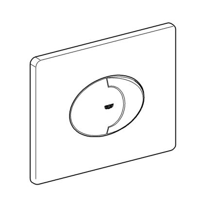 GROHE 38506SH0 - SKATE AIR öblítő nyomólap 156 × 197 mm fehér