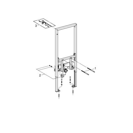 GROHE 38553001 - Bidé-modul RAPID SL 1,13 m fehér
