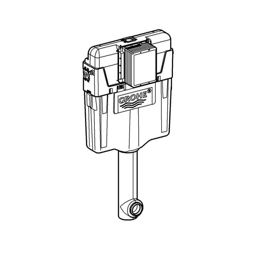 GROHE 38661000 - Öblítőtartály GD 2