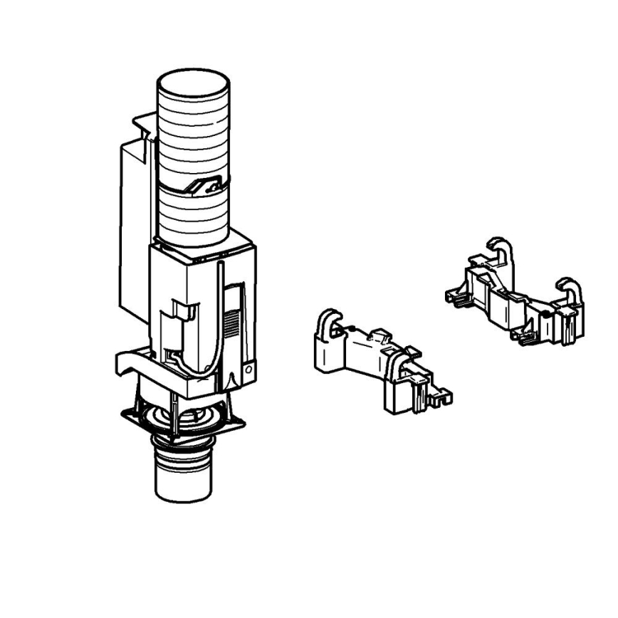 GROHE 38736000 - Átalakítókészlet a GD 2 kettős öblítéséhez