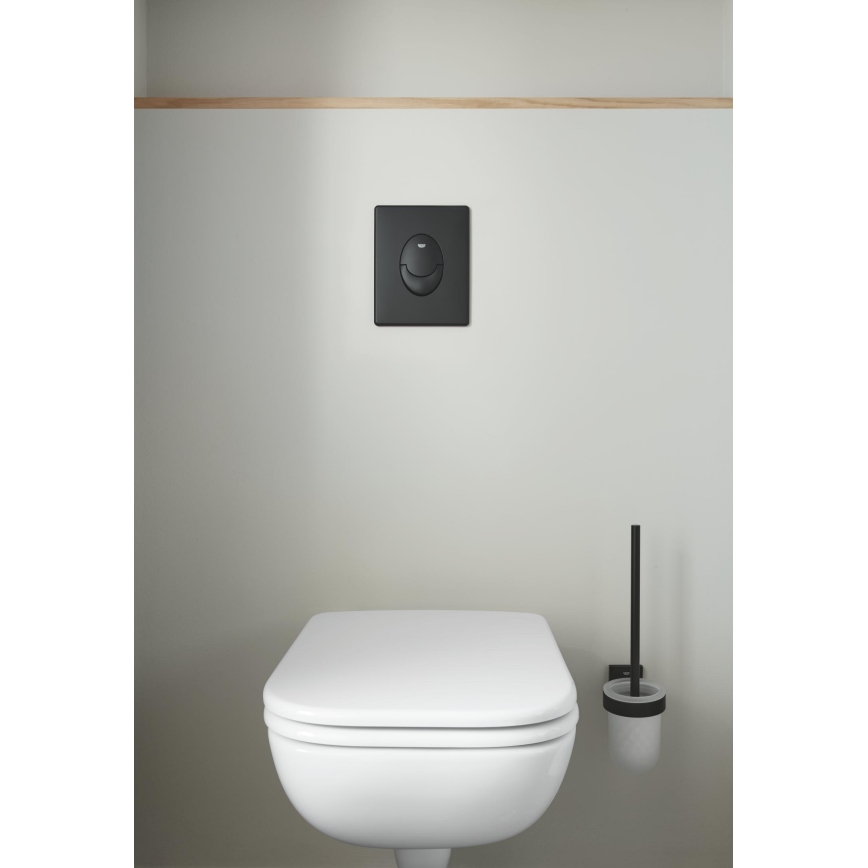 GROHE 389642430 - Öblítő nyomólap START 156 × 197 mm fekete