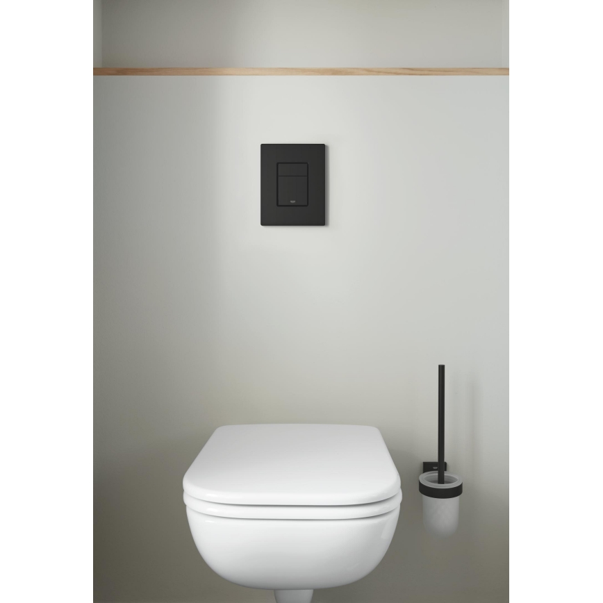 GROHE 389662430 - EVEN öblítő nyomógomb, 156 × 197 mm, fekete