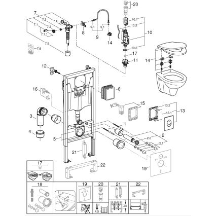 GROHE 39192000 - 4 az 1-ben szett SOLIDO 1,13 m durofehér