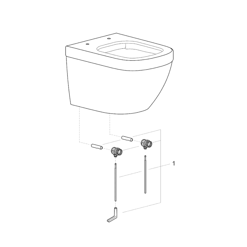 GROHE 39206000 - Függesztett WC EURO CERAMIC 49 cm kerámia/fehér