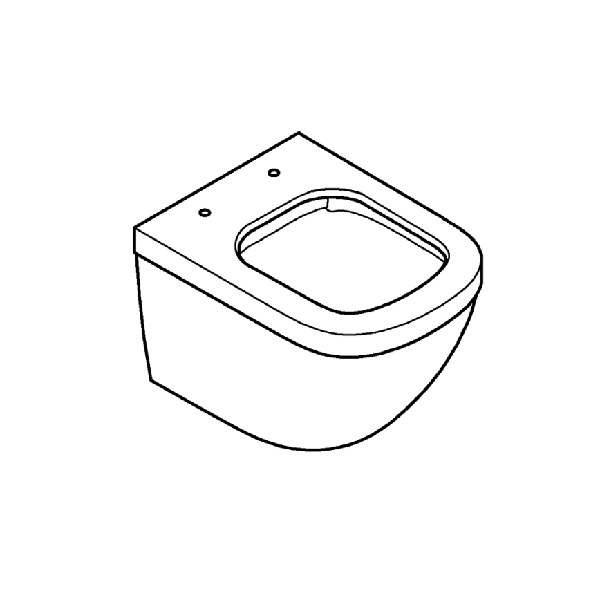GROHE 39206000 - Függesztett WC EURO CERAMIC 49 cm kerámia/fehér