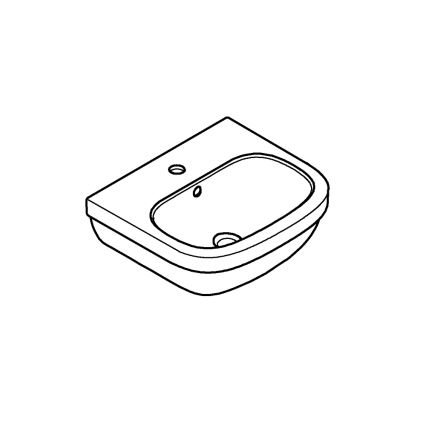 GROHE 39324000 - EURO CERAMIC mosdó 450 × 400 mm kerámia/fehér