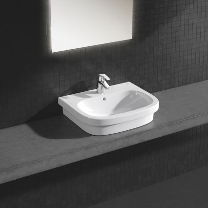 GROHE 39337000 - EURO CERAMIC ráültethető mosdó 600 × 480 mm kerámia/fehér