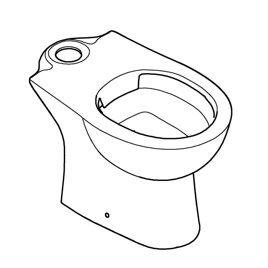 GROHE 39349000 - Álló mosdó BAU CERAMIC 356 × 600 × 400 mm kerámia/fehér