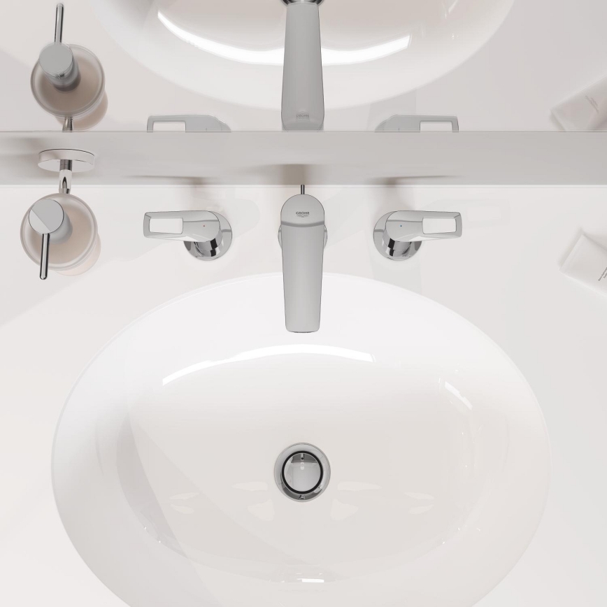 GROHE 39423000 - Beépíthető mosdó BAU CERAMIC 560 × 420 mm kerámia/fehér