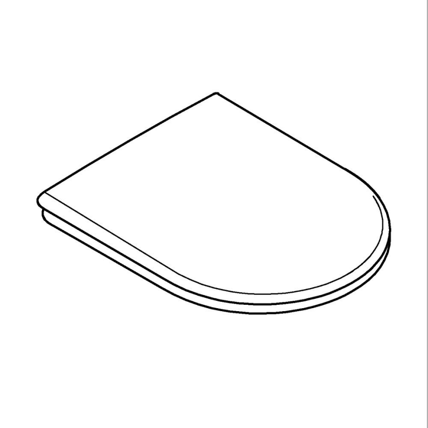 GROHE 39577001 - WC-ülőke ESSENCE, duroplast fehér