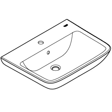 GROHE 39950000 - START EDGE mosdó 600 × 448 mm kerámia/fehér