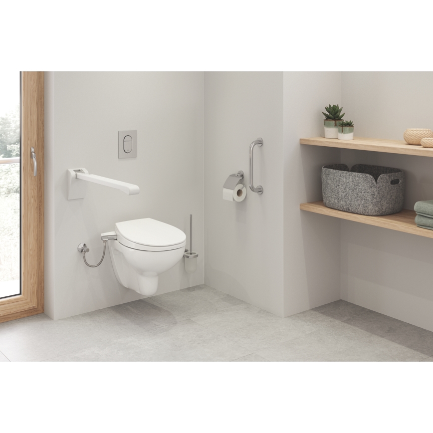 GROHE 40374001 - ESSENTIALS WC-tisztítókészlet 12,1 x 39,8 cm, króm