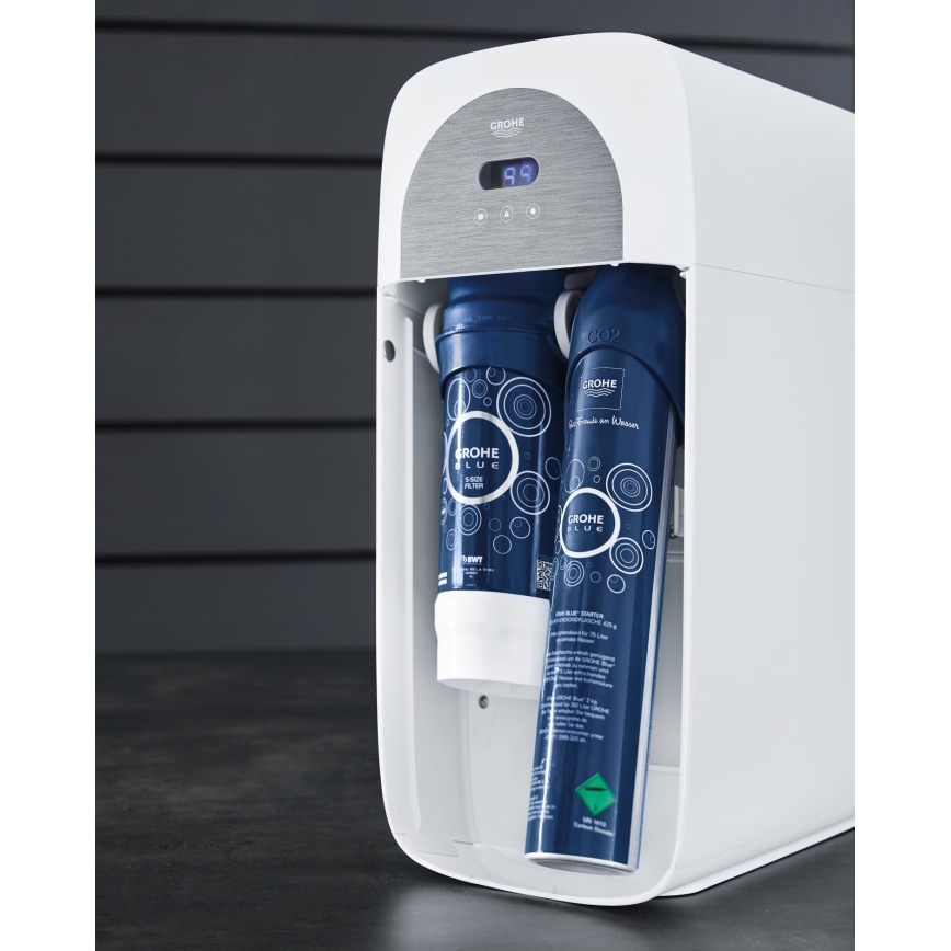 GROHE 40422000 - GROHE BLUE szén-dioxid patron 425 g CO2 (4 db), rozsdamentes acél